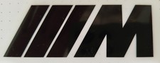 BMW M Performance Aufkleber/Sticker/Decal Vinyl*NEU*schwarz Glänzend 10x3,5cm
