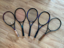5 Tennisschläger zum