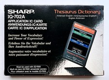 Sharp IQ-702A «Thesaurus Dictionary» IC card for OZ/IQ electronic organizer CIB