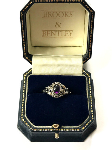 Amethyst ring 925 - amethyst, silber