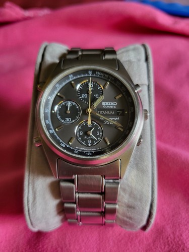 Seiko 7t32 f069 titan - 7t32/f069,