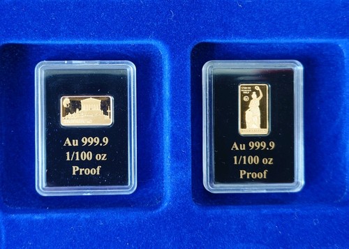 Konvolut 100oz goldbarren - konvolut, 1/100oz