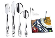 ID WMF Kinderbesteck Tiere mit Gravur nach Wunsch 4-teilig Edelstahl mit Box NEU