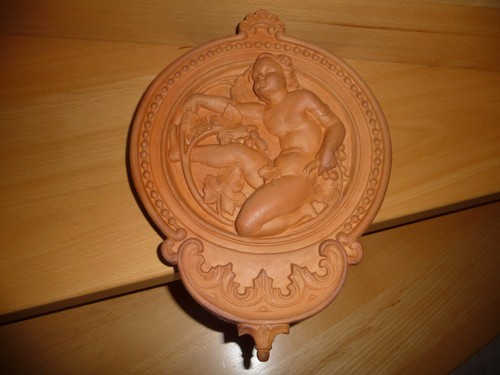 Antike kachel putto ton - kachel,