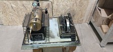 Falk J.F. Liegende Dampfmaschine Mit Manometer, Einwandfreie Funktion Gasbrenner