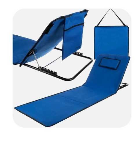Strandliege mit rückenlehne - strandliege,