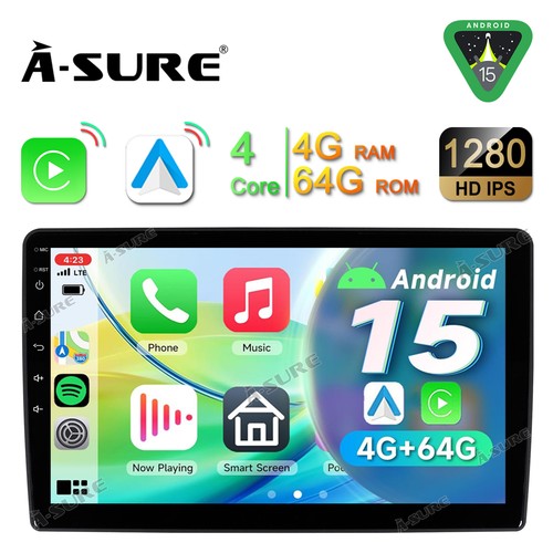 Autoradio 64g android 15 - 4g+64g,