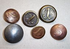 6x Button, kaiserliche Armee Österreich ab 1800, selten !!!