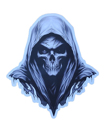 Skelett aufkleber totenkopf - skelett,