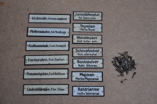 Konvolut altes blechschilder - altes,