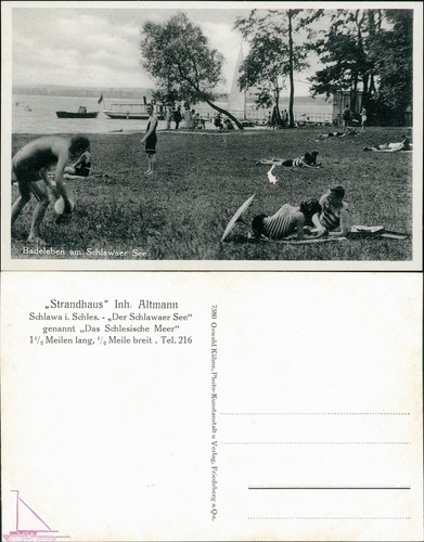 Postcard schlawa - postcard,