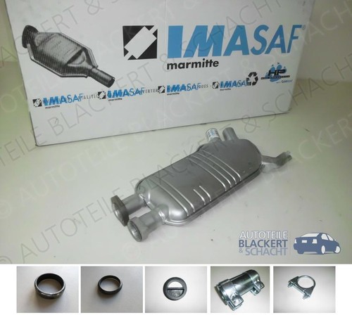 Imasaf auspuff mitteltopf - imasaf, +