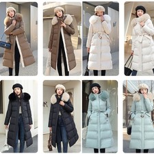 Langer Stil großer Pelzkragen