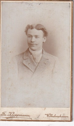 Kloppmann cdv herrenportrait - -,
