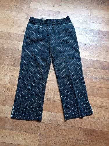 Dreiviertel hose schwarz mit - dreiviertel,