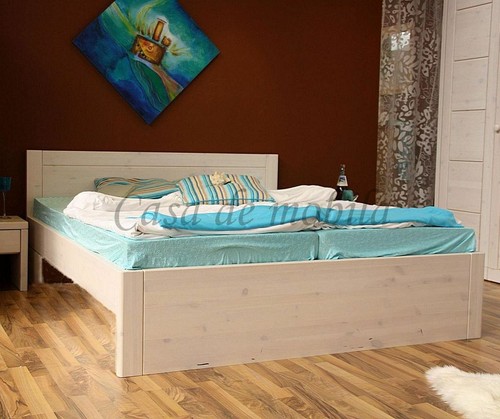Massivholz doppelbett - massivholz,
