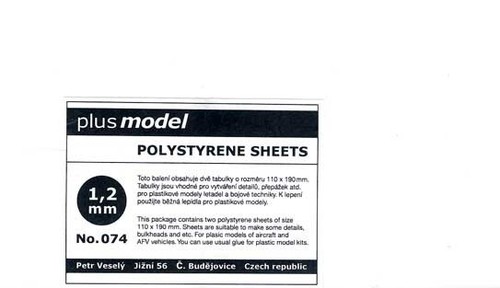 Plus model plastik platten - model,