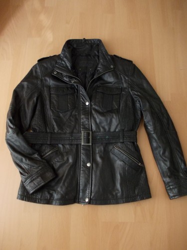 Damen leder jacke - damen, parka