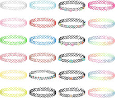 24 Stück Elastische Halskette