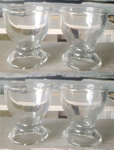 Eierbecher set glas - 4,