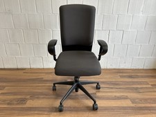 Girsberger Bürodrehstuhl ergonomisch grau schwarz gepolstert