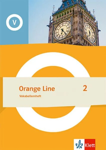 Orange line vokabellernheft - orange,