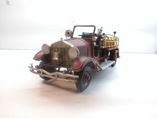 Deko Modellauto- Feuerwehrauto, Oldtimer Auto 30cm aus Blech, Ohne OVP#1278