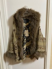 ZARA Kimono mit Strickerei |