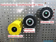 Expansionswalze Satinierwalze Schleifwalze 90x100mm, Satiniermaschine