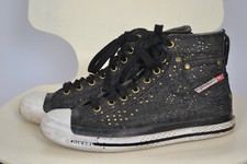 DIESEL Damenschuhe Schuhe Chucks Keds Gr. 39 Echtleder schwarz