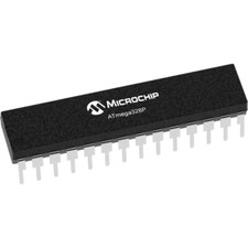 ATMEGA328P-PU 8Bit-Mikrocontroller 20MHz 32K-FLASH 2K-RAM 1,8-5,5V DIP28S ATMEL
