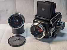 Rolleiflex SL66 mit Planar 80mm, f2.8 und Distagon 50mm, f4
