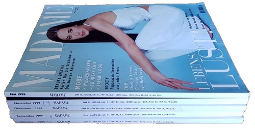 Madame 1999 modezeitschrift - 5x,