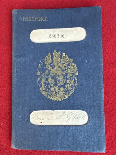 Britischer reisepass 1919 - britischer,