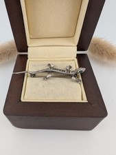 Brosche Silber 835 Eidechse
