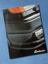 Lorinser Mercedes Tuning 1987 - Prospekt Brochure - Großformat, 122 Seiten