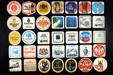 65 Stück Bierdeckel, Konvolut