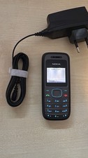 Nokia 1208 Schwarz Geprüft Händler Volle Funktion Garantie Accu Neu Komplett