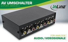 AV Cinch Umschalter Verteiler