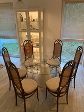 Thonet, Vintage Designer Stühle, 6 er Set, Esszimmerstühle, Holz