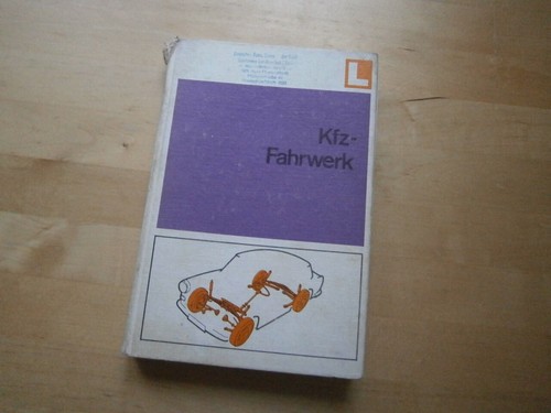 Kfz fahrwerk ddr fachbuch - , "kfz