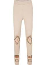 Thermo-Leggings mit Norweger-Muster Gr. 36/38 Maronenbraun Damenleggings Neu