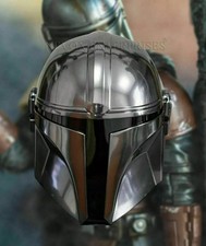 Star Wars Mandalorianer Helm Mittelalter Rüstung Stahl Sammlerhelm
