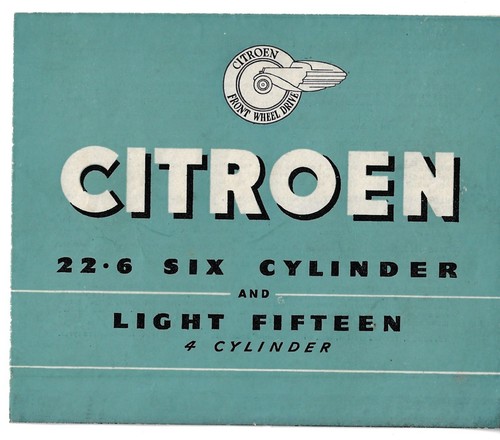 Citroen traction avant frühe - traction,