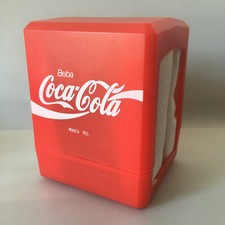 Kunststoff Getränk COCA-COLA Cola Papier Serviette Serviette Spender Halter Portugiesisch