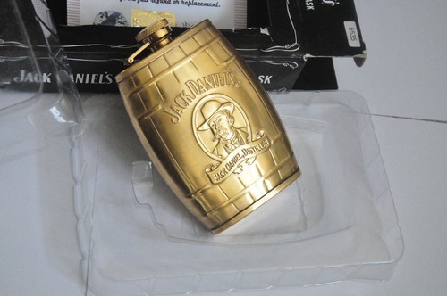 24k vergoldeter flachmann jack - flachmann,