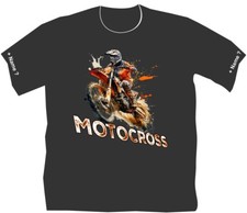 T-Shirt Motocross Pisten Gelände Biker Motorrad Funshirts Bekleidung Motiv 46