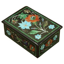 Marmor, Schmuck Ring Kiste