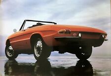 Poster Plakat Alfa Romeo Spider Duetto Rundheck Osso di Sepia 1600 1750 105