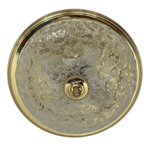 Deutsche Einbauleuchte aus Murano Eisglas, 1960er Ø45 cm